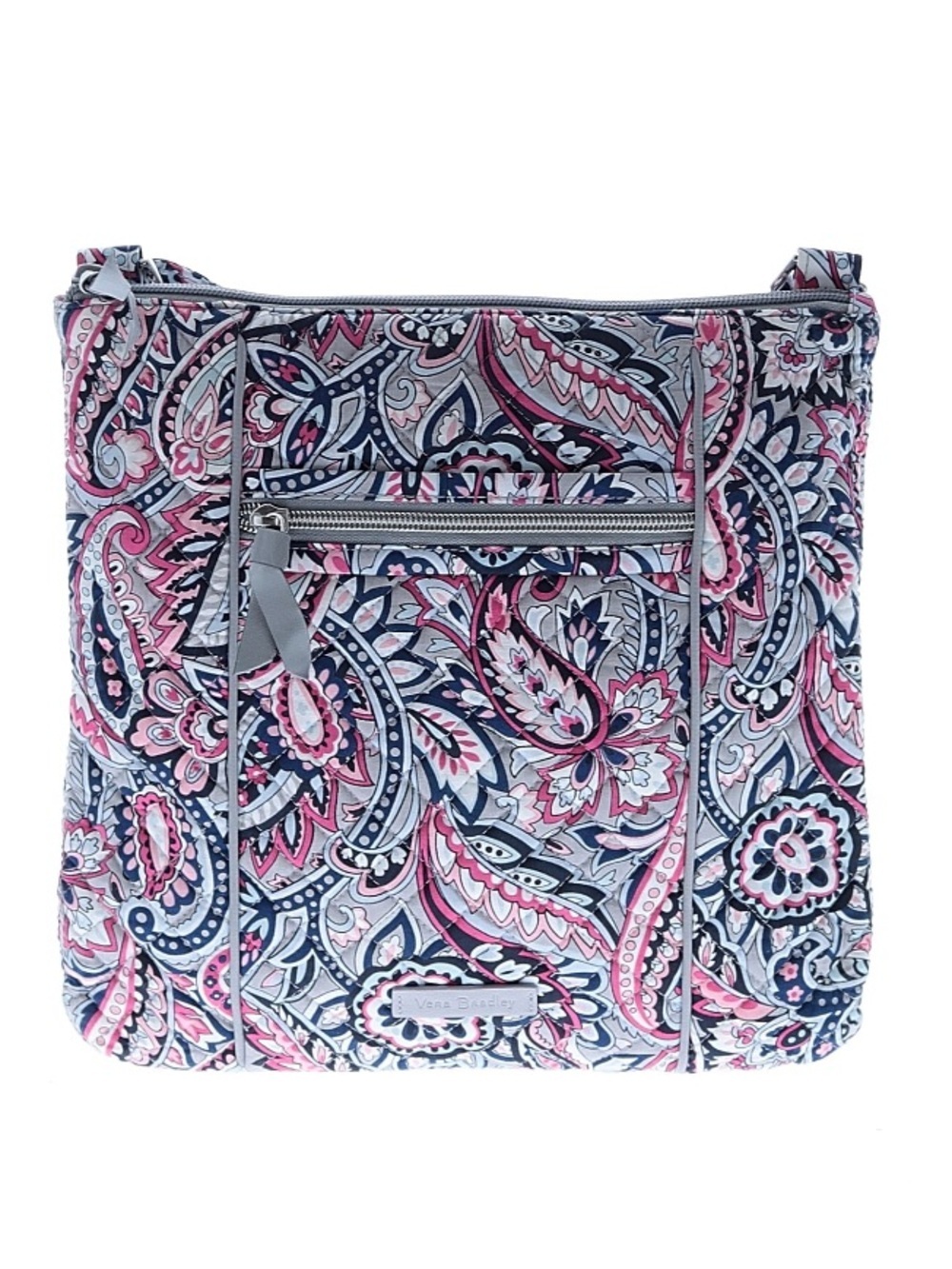 VERA BRADLEY Gramercy Paisley Zip Top Adjustable Strap Crossbody Hipster Bag